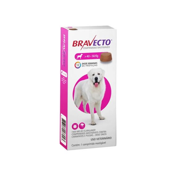Bravecto Perro 40 a 56 kg (12 semanas)