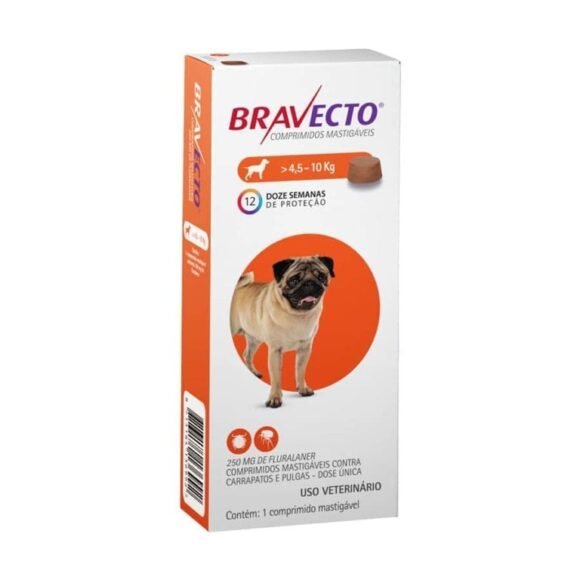 Bravecto Perro 4,5 a 10 kg (12 semanas)